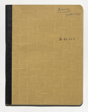 13_04 - Enquête : cahier de terrain « Biarritz juillet 1953; BM.53.8) (French) thumbnail