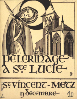 G.3.010. "Pèlerinage à Sainte Lucie. St Vincent - Metz" la vignette