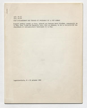 25_004 - Rapports généraux au CNRS; 1964-1966 la vignette
