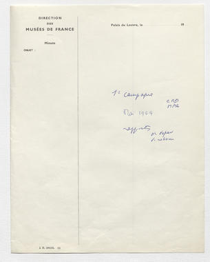 25_069 - Rapports de mission 1964 : mai (1re campagne; départ et retour) (French) thumbnail