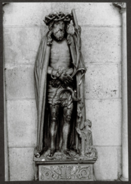 F.2.2.03.1.1.006. Cathédrale de Meaux, statue du Christ avec le donateur agenouillé la vignette
