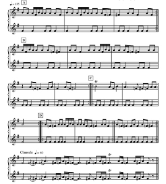 L'alternance sikore des flûtes suling deata. Le motif AB est joué successivement par deux solistes (s1= soliste 1 et s2= soliste 2)., The sikore alternation of the suling deata flutes. The motif AB is played by two soloists in succession (s1= soloist 1 and s2= soloist 2). (anglais), Pergantian sikore suling suling deata. Motif AB dimainkan berurutan oleh dua solis (S1 = solis 1 dan S2 = solis 2). (indonésien) la vignette
