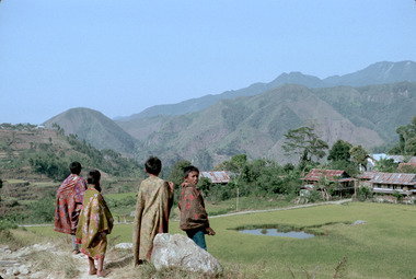 Paysage à Baruppu', 1991., Landscape at Baruppu', 1991. (anglais), Pemandangan di Baruppu’, 1991. (indonésien) la vignette