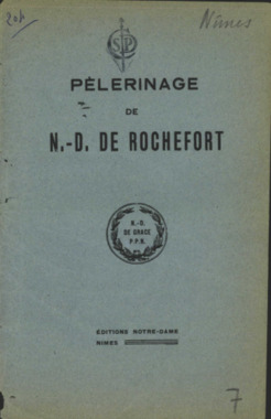 I.3.007. "Pèlerinage de N-D de Rochefort" (French) thumbnail