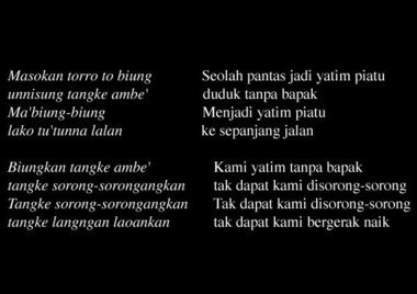 Pa' Biung-Biung ‘The Orphans’, Buntao’, 1993., Pa' Biung-Biung « Les Orphelins », répertoire marakka enregistré en 1993 à Buntao'. (French), Pa’ biung-biung, “Gaya Yatim Piatu”, marakka yang direkam di Buntao’, 1993. (Indonesian) thumbnail