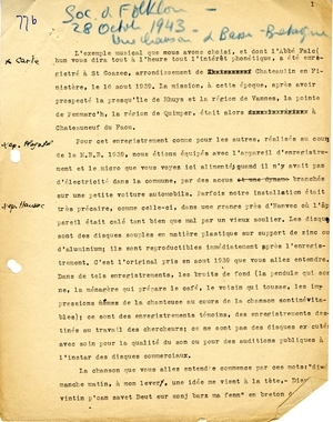 1.1_48 - Clôture : Conférences et articles; 7 (conf pour la société de folklore; 28 octobre 1943; CMD et FF) la vignette