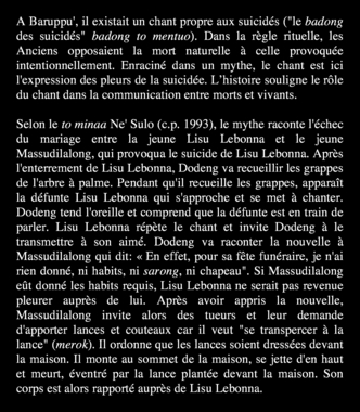 Badong des suicidés. D'après l'officiant Ne' Sulo, 1993. (French) thumbnail