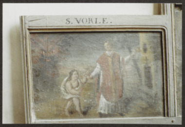 Église de Mussy-sur-Seine, tableau de l'autel Saint Vorles la vignette