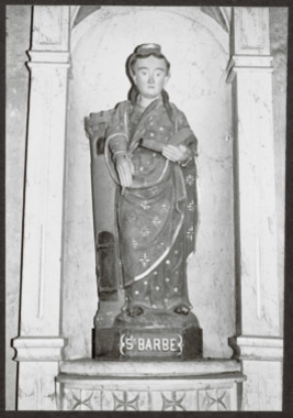 C.1.1.01.009. Église Notre-Dame de Frazé, statue de Sainte Barbe la vignette