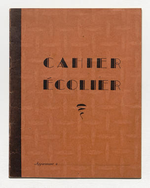 8_03 - Concours : cahier « Ecolier » donnant la liste des concurrents/catégorie (French) thumbnail