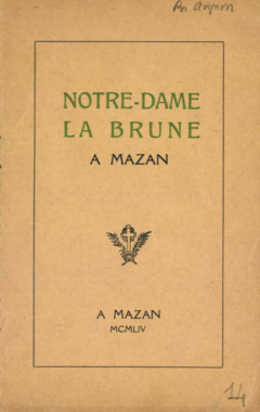 A.4.014. "Notre-Dame la Brune à Mazan et le culte de la Sainte-Vierge à Mazan", BARRUOL Jean la vignette