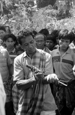 Faire jaillir le sang, Torea, 1993., Making the blood spurt, Torea, 1993. (anglais), Darah yang tumpah, Torea, 1993. (indonésien) la vignette