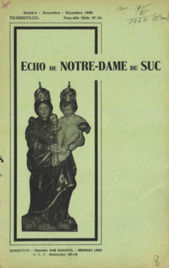 H.4.008. "Echo de Notre-Dame du Suc", BASCOUL Noël (dir) (French) thumbnail