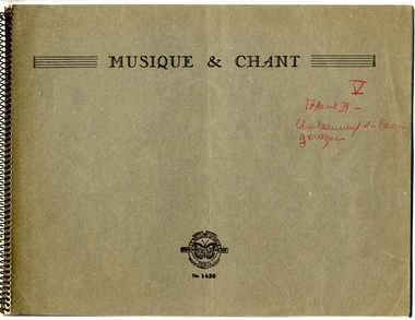 1.1_30 - Déroulement : Couverture sonore (cahiers de transcription à la volée); Cahier 5 (French) thumbnail