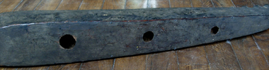 Back of a plucked lute., Dos du luth. (French), Punggung lut. (Indonesian) thumbnail