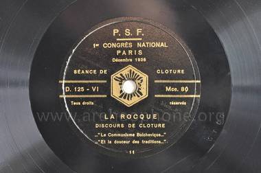 [E.03.01.06.a.] Parti social français. Premier Congrès. Paris. Décembre 1936 [11/20] (French) thumbnail