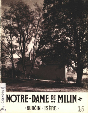 E.3.025. "Notre-Dame de Milin. Burcin, Isère" la vignette