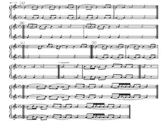 Trio de vièles. 3VB1., Trio of fiddles (3VB1). (anglais), Trio alat dawai gesek. 3VB1 (indonésien) la vignette
