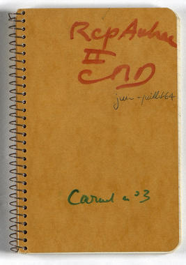 25_028 - Carnet de terrain CMD « RCP Aubrac II CMD; carnet n°3; juin-juillet 64 » (French) thumbnail