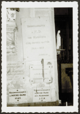 E.2.2.09.1.1.003. Plaques de reconnaissance dans la chapelle la vignette