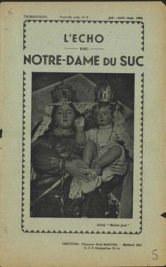 H.4.005. "L'Echo de Notre-Dame du Suc", BASCOUL Noël (dir) (French) thumbnail