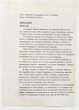 34_11 - Restitutions : rapports de l'équipe ethnomusicologique; 1977-1979 (French) thumbnail
