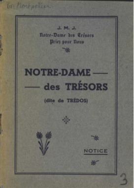 H.4.003. "Notice sur Notre-Dame des Trésors (dite de Trédos)" (French) thumbnail