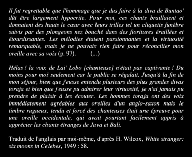 Extrait d'un roman de Harry Wilcox, Six Moons in Celebes, 1949 : 58. (French) thumbnail