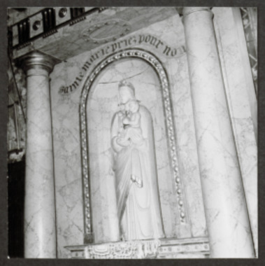 C.3.2.54.1.005. Église des Corvées, statue de Sainte Marie ? (French) thumbnail