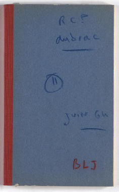 25_061 - Carnet des enregistrements « RCP Aubrac; juin 64; BLJ II » (French) thumbnail