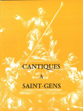 A.4.020. "Cantiques à Saint-Gens" la vignette
