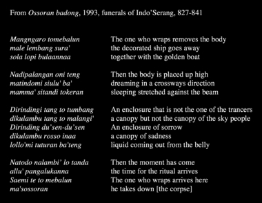 From ossoran badong for Indo’Serang, lines 827-841., From ossoran badong for Indo’Serang, lines 827-841. (anglais) la vignette