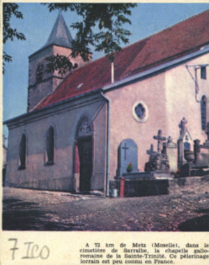 Chapelle gallo-romaine de la Sainte-Trinité la vignette