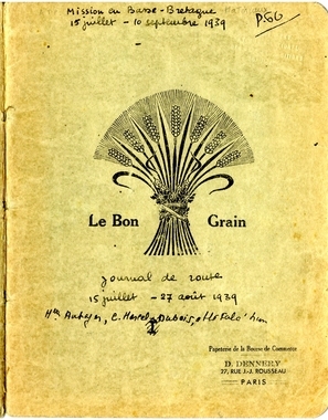 1.1_22 - Déroulement : Journal de route (de JA); cahier original (et sa saisie dactylographiée; non scannée) (French) thumbnail
