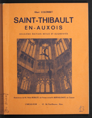 D.5.013. "Saint-Thibault-en-Auxois", COLOMBET Albert la vignette
