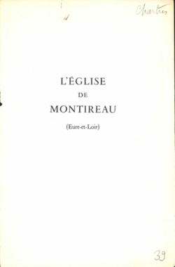 C.4.039. "L'Église de Montireau (Eure-et-Loir)", FOURNEE Jean (French) thumbnail