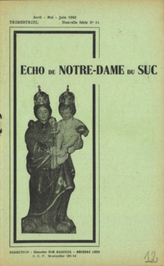 H.4.012. "Echo de Notre-Dame du Suc", BASCOUL Noël (dir) (French) thumbnail