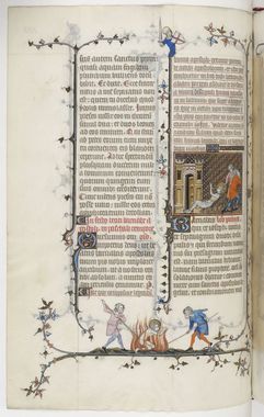 Bréviaire de belleville, BnF. lat. 10483, f. 188v (French) thumbnail