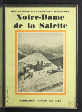 E.3.015. "Notre-Dame de la Salette", BONNET Jean-Denis la vignette