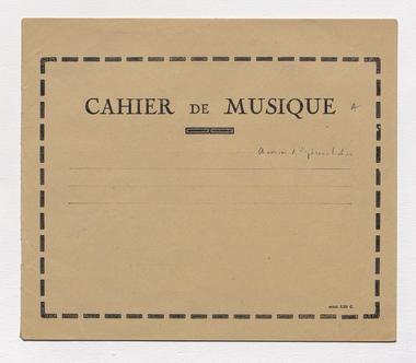 3_05 - Enquête; notations musicales : cahier de musique « A » (French) thumbnail