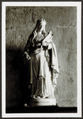 C.3.2.10.1.1.005. Église Saint-Barthélémy, statue de Sainte Philomène (French) thumbnail