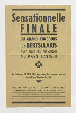 20_01 - Prospectus publicitaire; notes ms; brouillon d'une note CMD à GHR; mai 58 (French) thumbnail